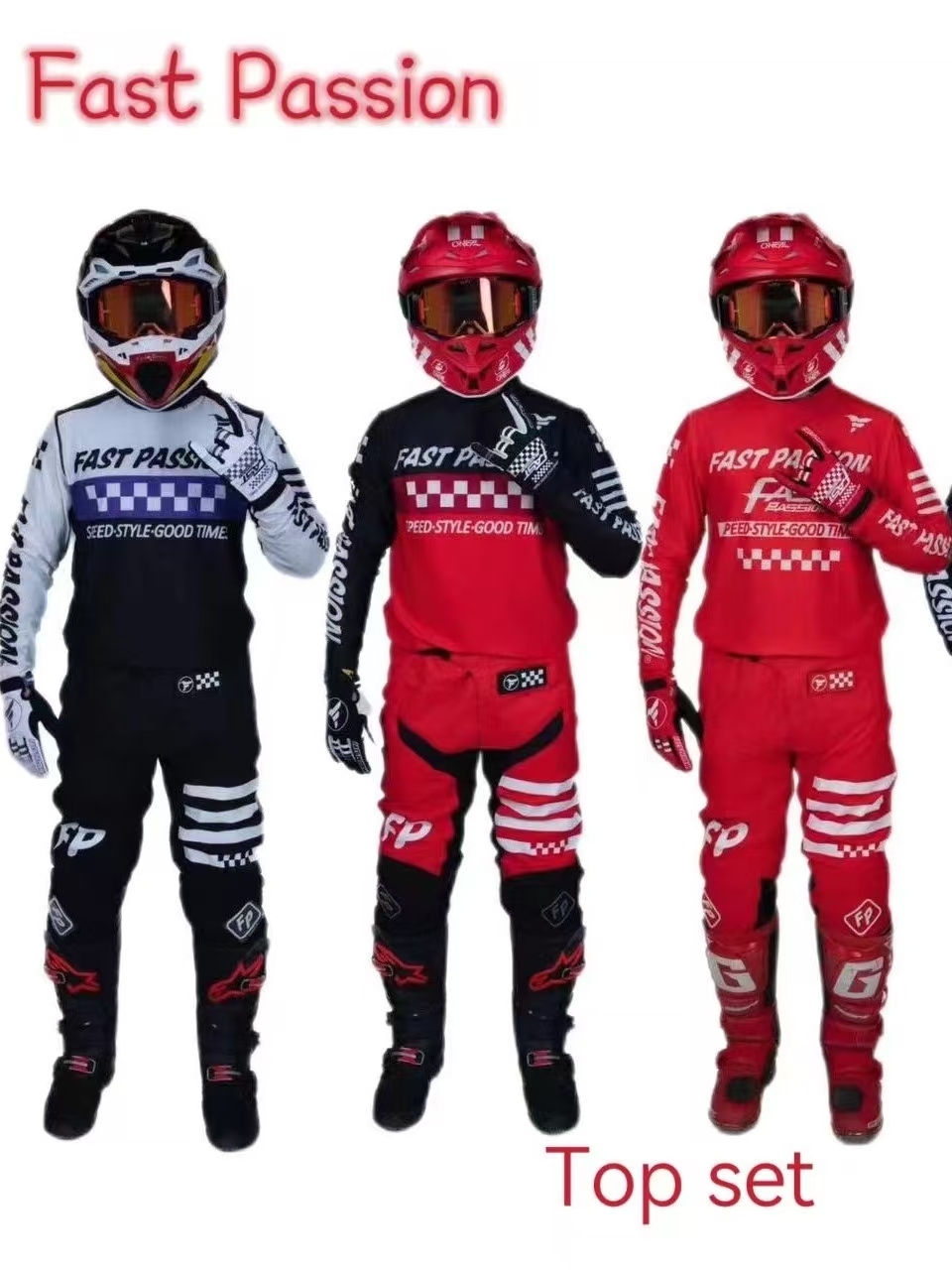 Motorcycle Gear For Sale - 2025 fastpassion pour fox Motocross ensemble