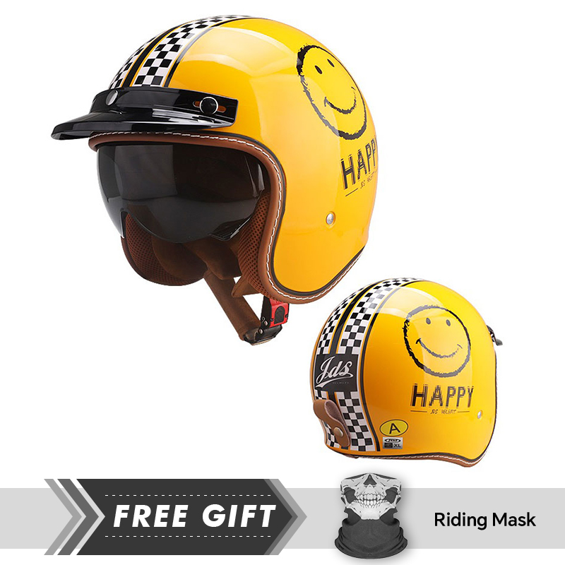 Motorcycle Gear Store - Casque de moto ouvert avec lentilles