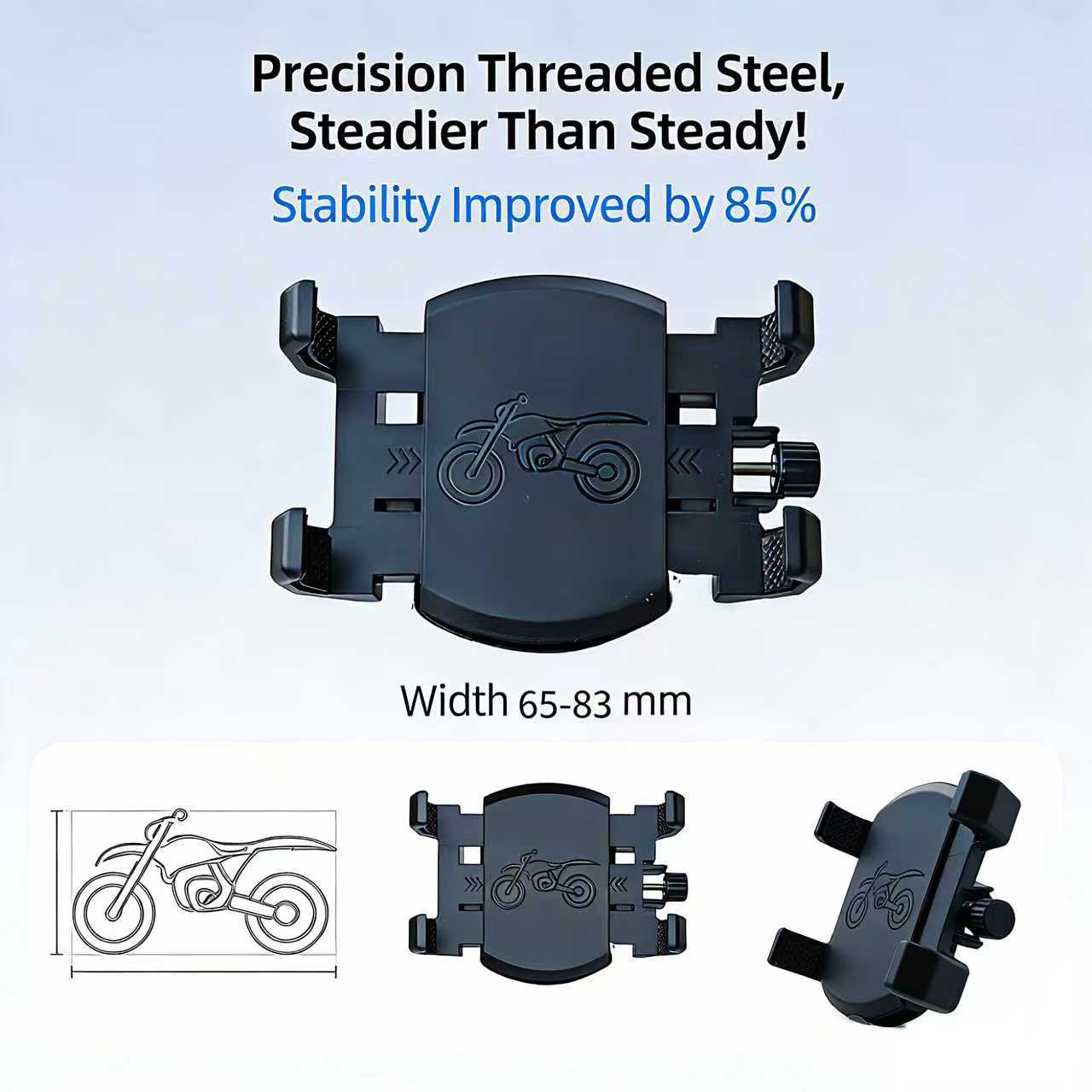 Motorcycle Gear Video - Support de téléphone portable pour casque,