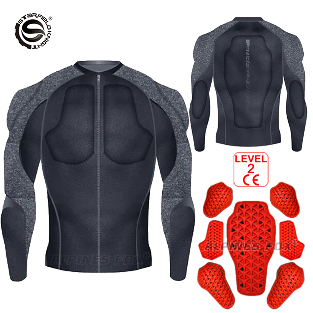Motorcycle Gear Fox - Veste d'été pour hommes avec armure