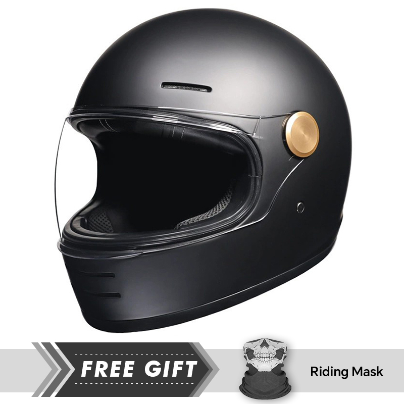 Motorcycle Gear Store - Casque de moto intégral vintage Casque