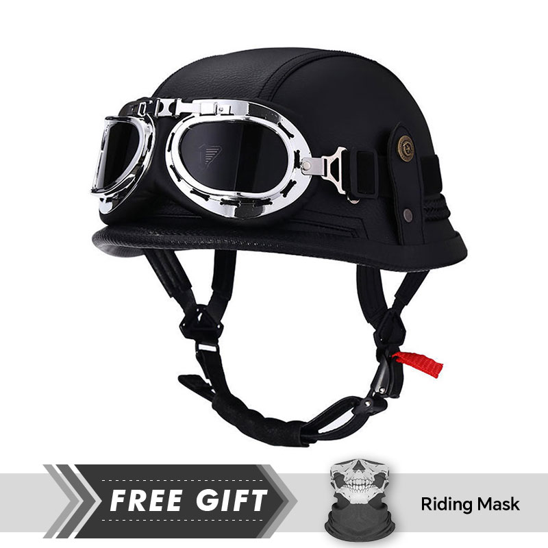 Casque de protection demi-visa - Motorcycle Gear Store avis et prix