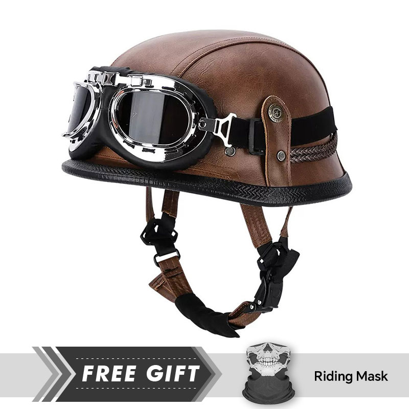 Casque de protection demi-visa - Motorcycle Gear Store avis et prix