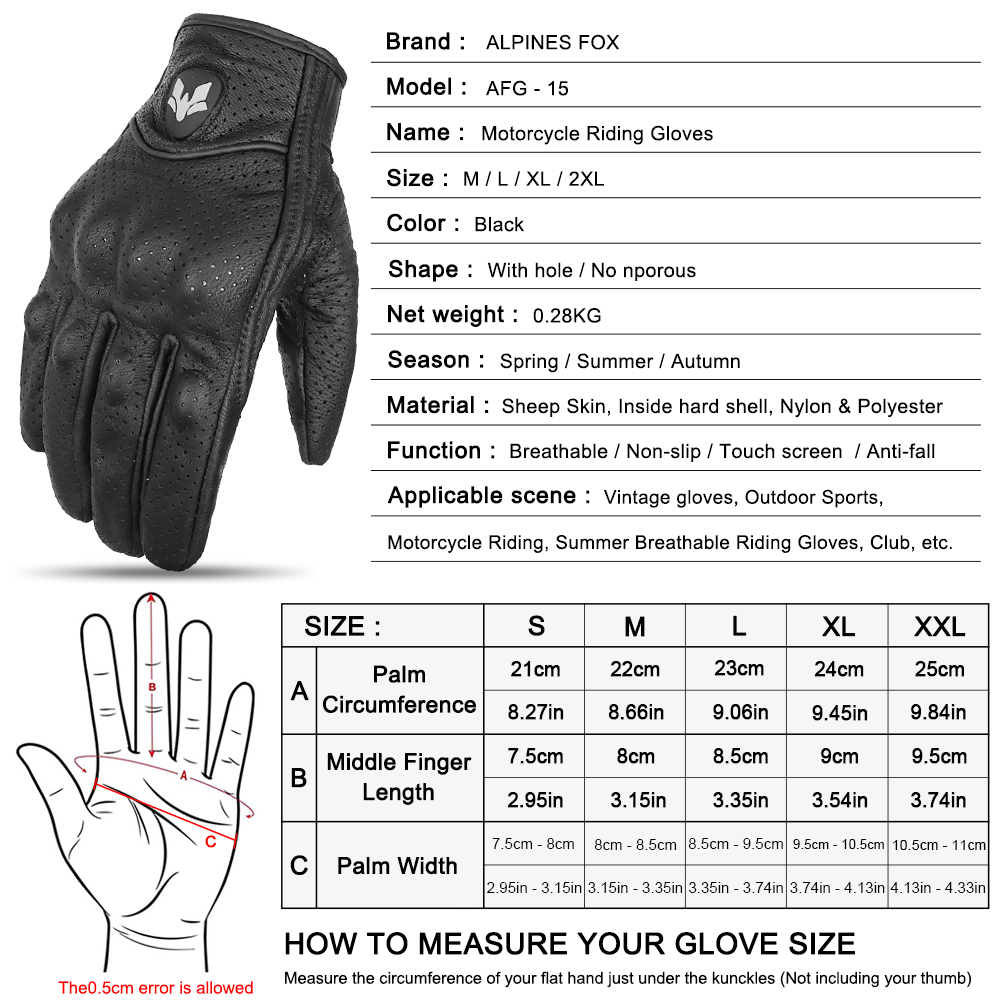 Gants de moto perforés en cuir - Motorcycle Gear Fox avis et prix