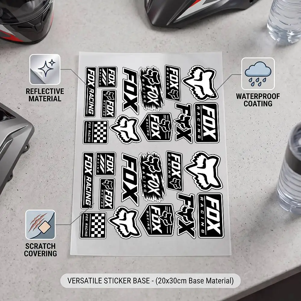 Autocollant réfléchissant haut - Motorcycle Gear Fox avis et prix