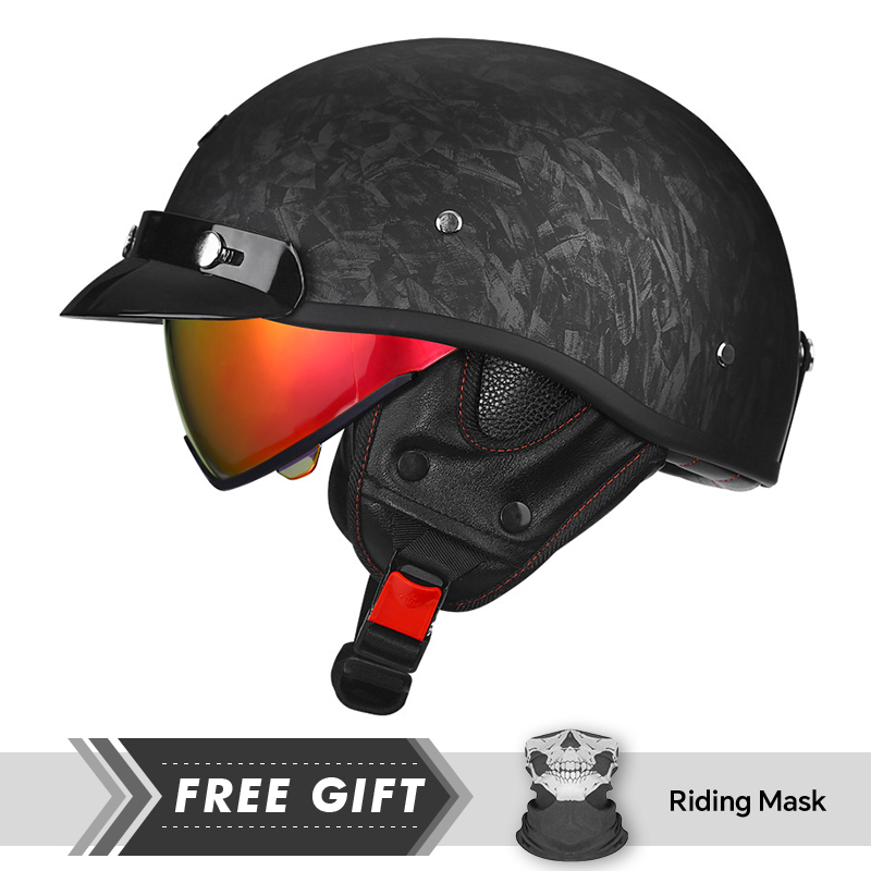 Demi-casque de moto DOT ECE 1/ - Motorcycle Gear Store avis et prix