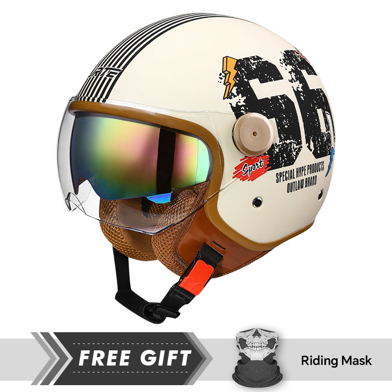 Casque ouvert approuvé DOT rét - Motorcycle Gear Store avis et prix