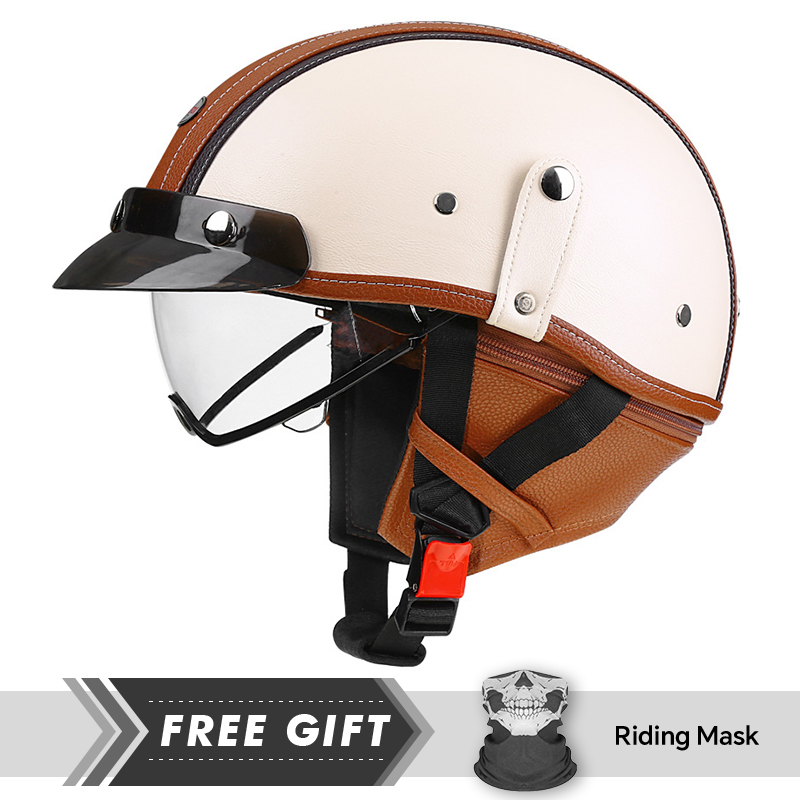 Demi-casque de Moto rétro pour - Motorcycle Gear Store avis et prix
