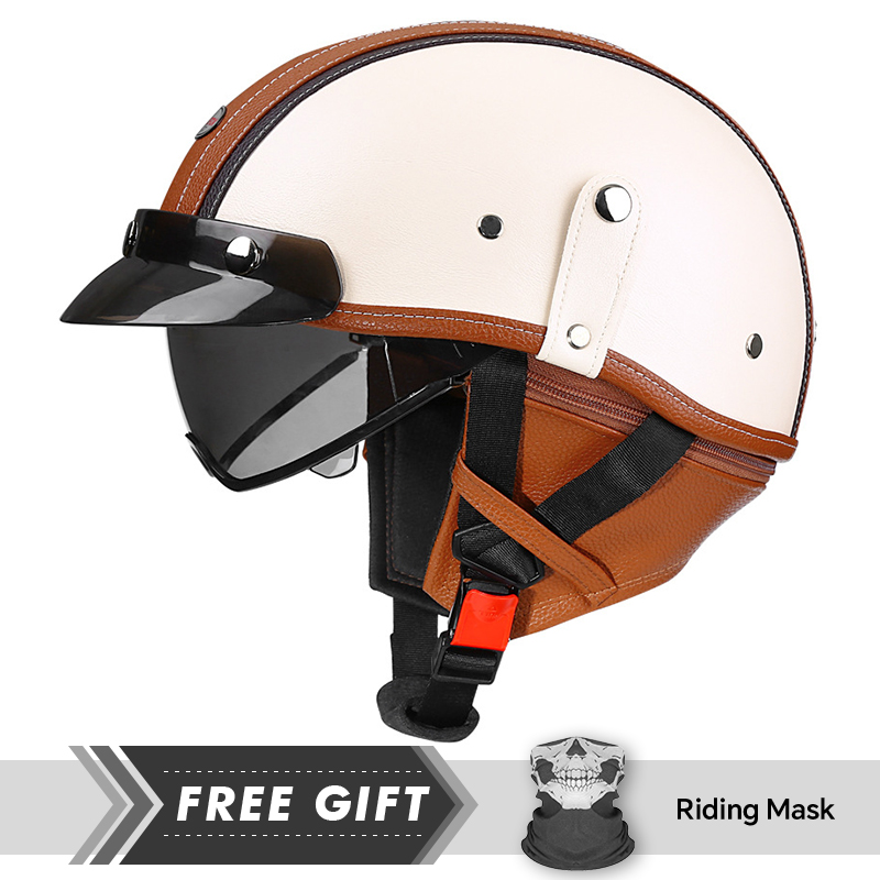 Demi-casque de Moto rétro pour - Motorcycle Gear Store avis et prix