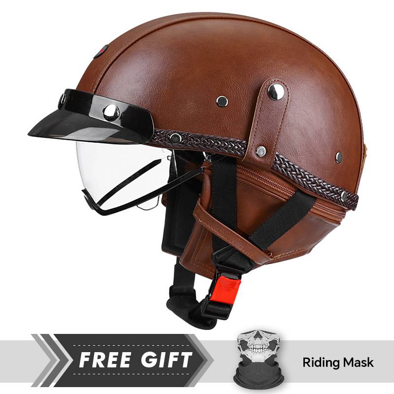 Demi-casque de Moto rétro pour - Motorcycle Gear Store avis et prix