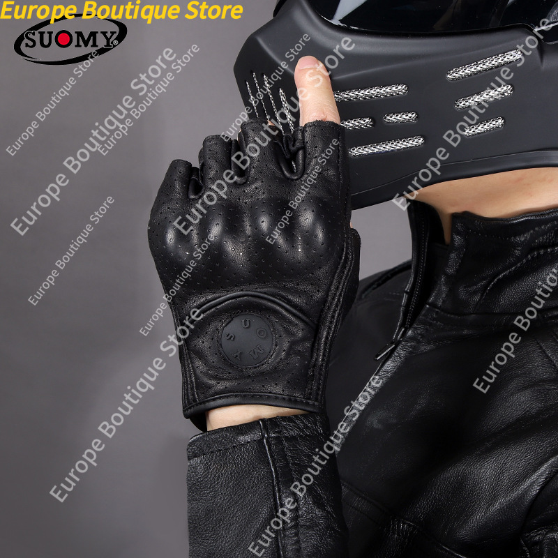 Gants de moto demi-doigts en c - Motorcycle Gear For Women avis et prix
